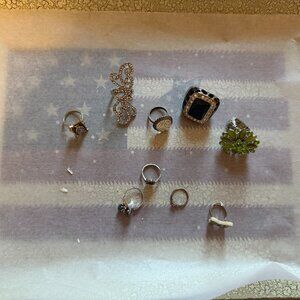 Various Rings Costume Jewelry